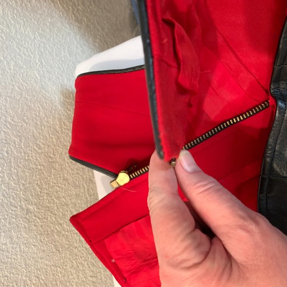 Alberto Makali Red and Black Quilted Vest - Picture 10 of 15